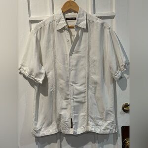 Cubavera Classic White Short Sleeve Shirt